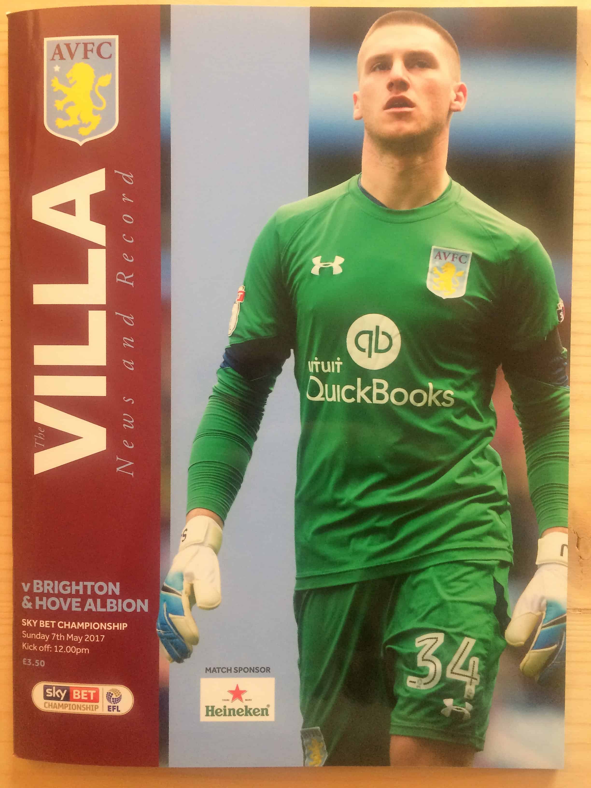 Aston Villa FC v Brighton & Hove Albion FC